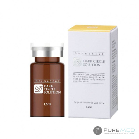 Dermaheal Dark Circle Solution ампула для мезотерапии, уменьшает темные круги под глазами и отечность, осветляет темные круги