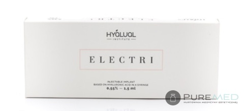 Hyalual Electri 0,55% 1,5 мл, мезотерапия вокруг глаз, тени под глазами, ревитализация слезной долины, подтяжка кожи вокруг глаз