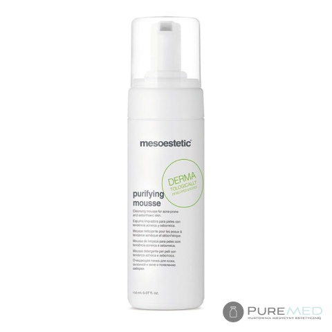 Mesoestetic Purifying Mousse - очищающая пенка для лица емкостью 150 мл, супер производительность и качество продукта.