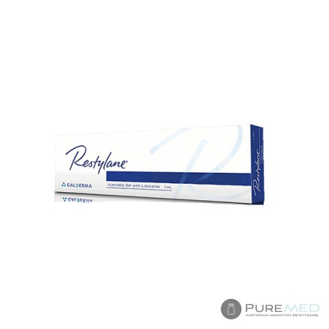 Restylane Lidocaine 1x1ml – филлер на основе сшитой гиалуроновой кислоты.