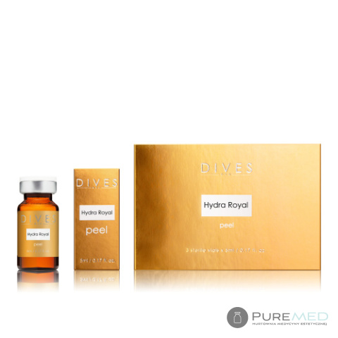 HYDRA ROYAL PEEL 3X5 мл — это специализированный химический стимулятор для повышения гидратации, напряжения и лифтинга кожи.