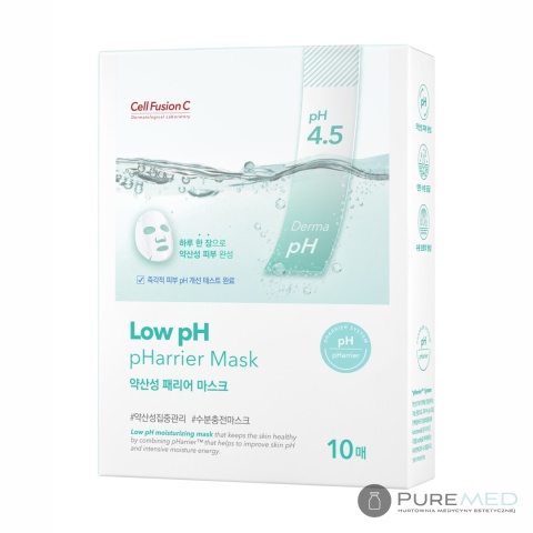 Cell Fusion C Low pH pHarrier Mask — Глубоко увлажняющая тканевая маска 25 g x 10 szt