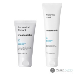 Mesoestetic осстановление кожного барьера | Hydra-Vital Mask + Hydra-Vital Factor K