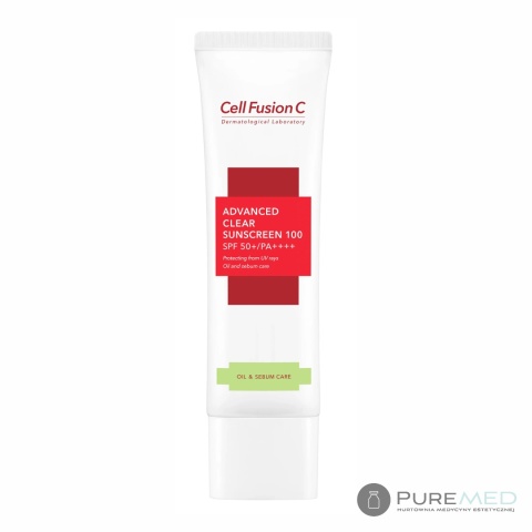 Cell Fusion C Advanced Clear Sunscreen SPF50+/PA++++ — Балансирующий крем для жирной и проблемной кожи 50 мл